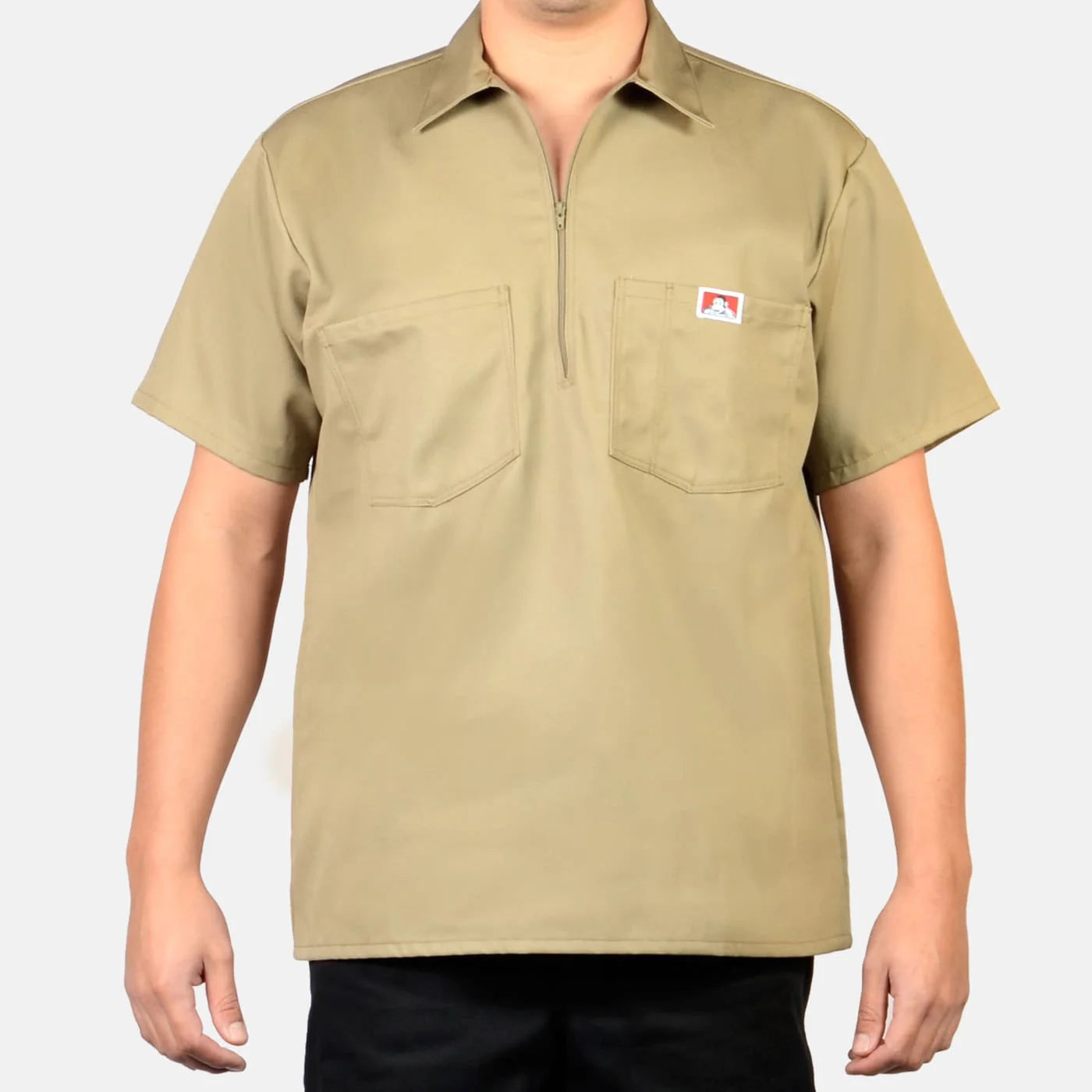 Half Zip Shirt Ben Davis - Solid Colors