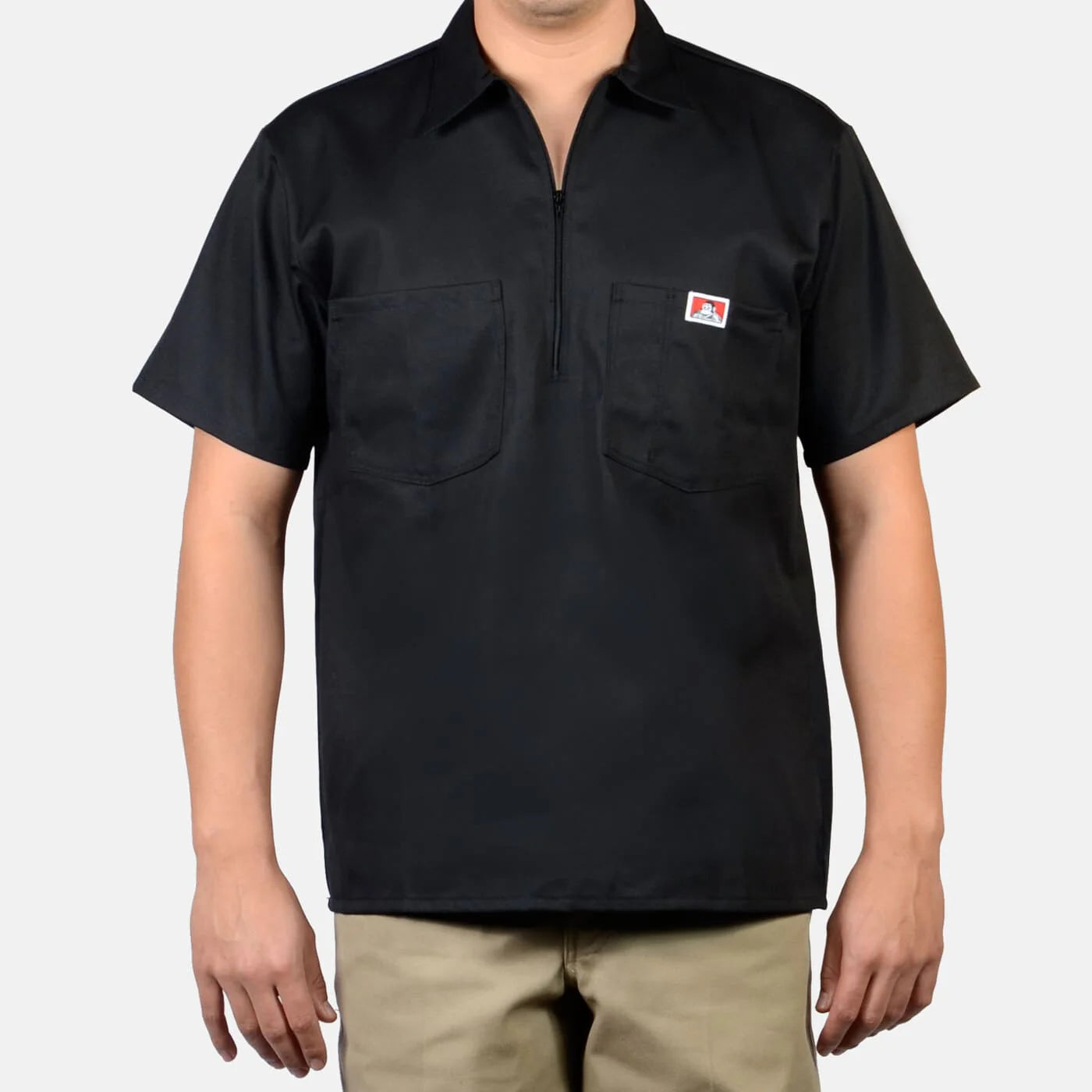 Half Zip Shirt Ben Davis - Solid Colors