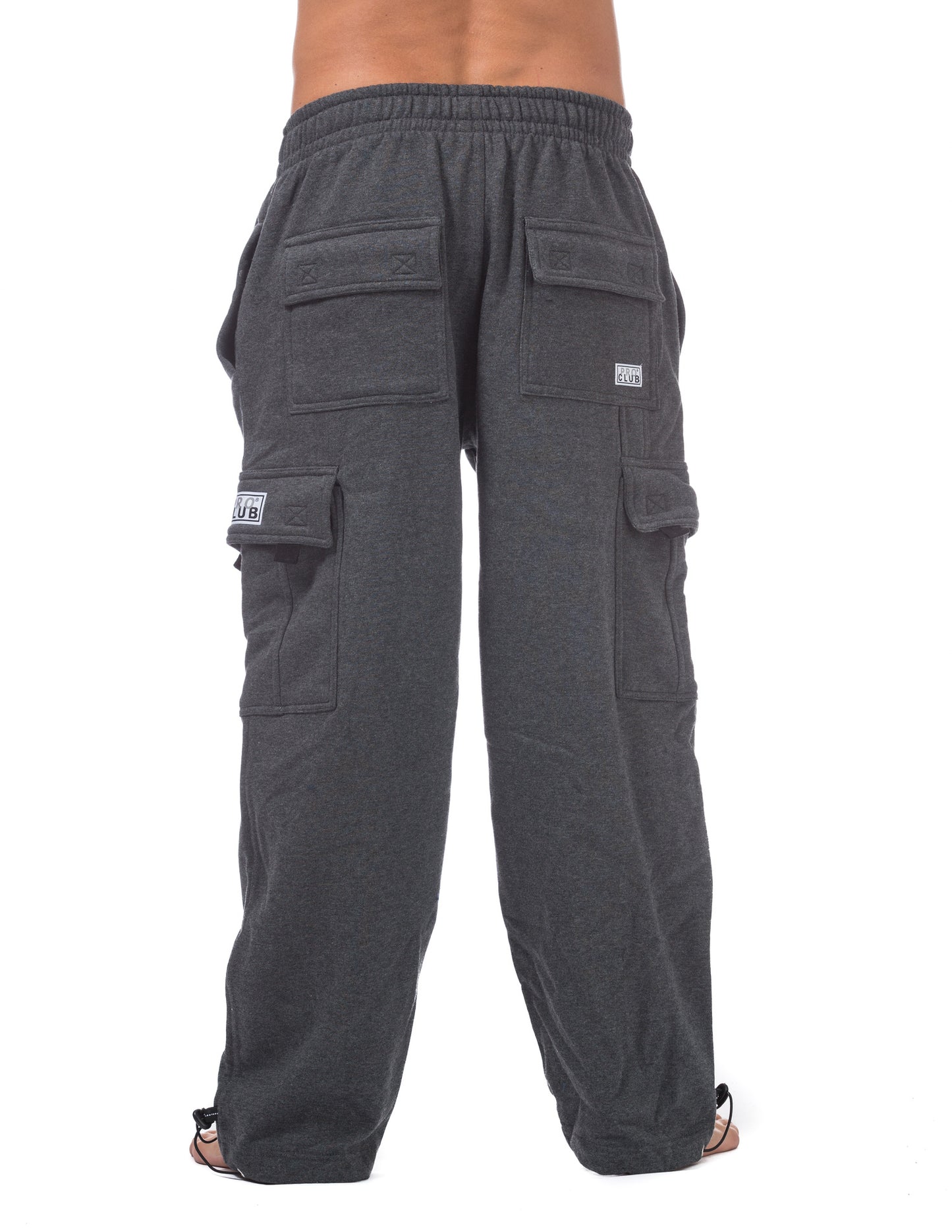 Pro Club CHARCOAL Fleece Cargo Pants