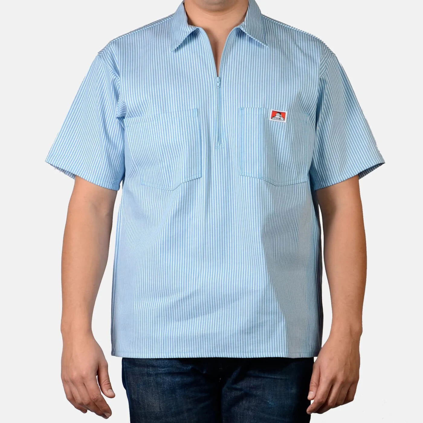 Half Zip Shirt Ben Davis - Striped