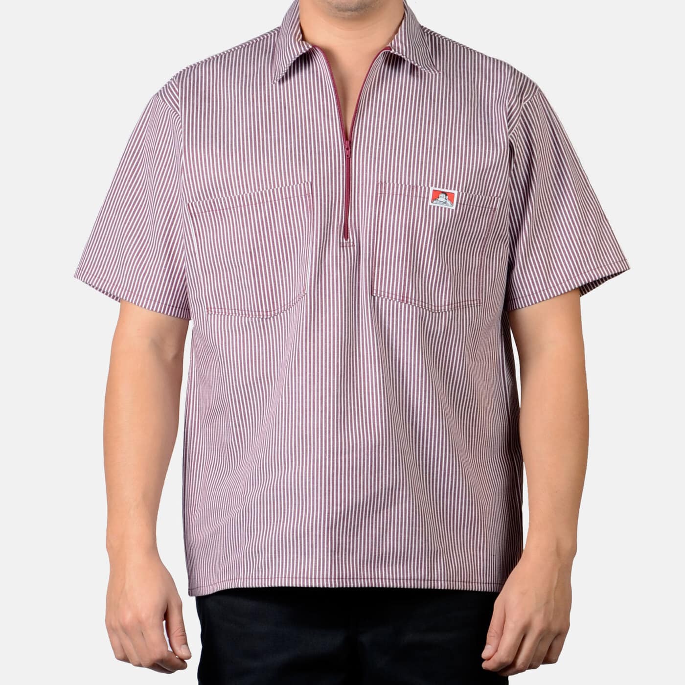 Half Zip Shirt Ben Davis - Striped