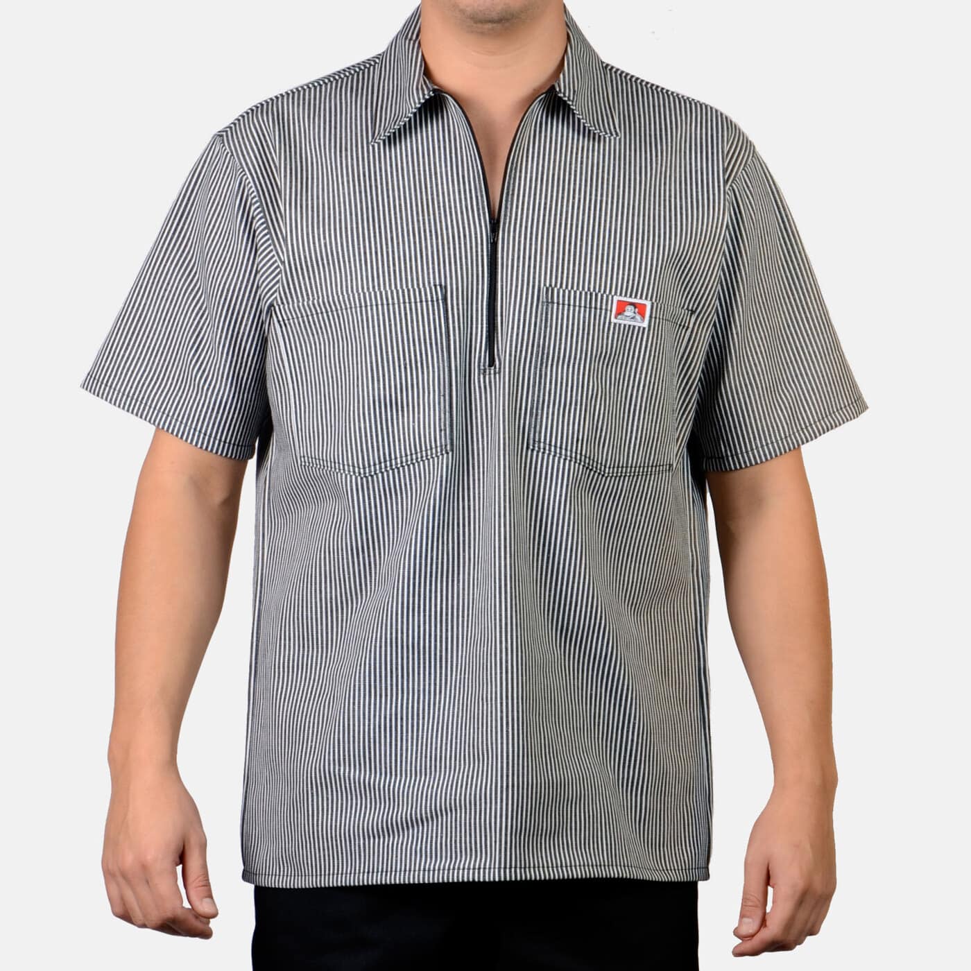 Half Zip Shirt Ben Davis - Striped