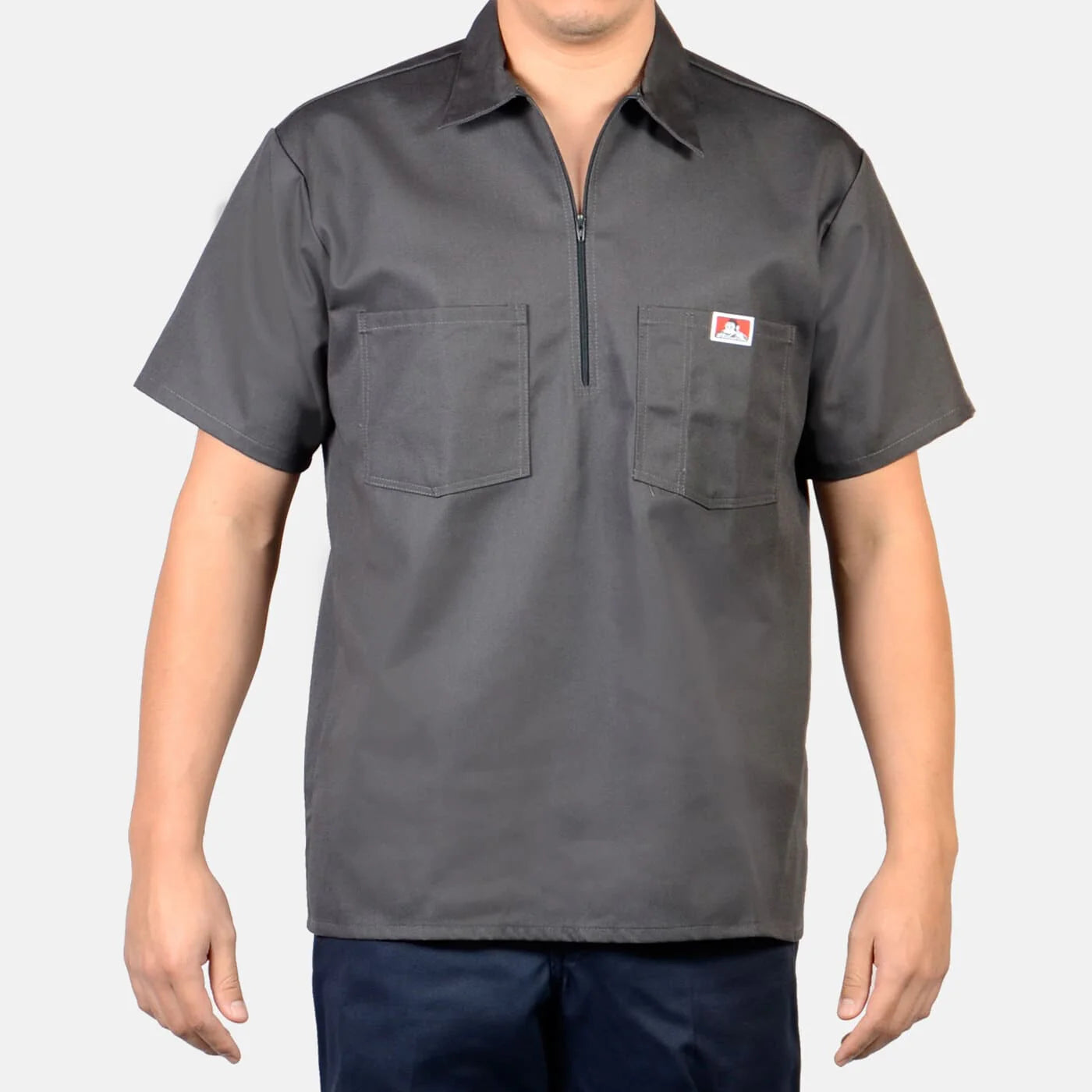 Half Zip Shirt Ben Davis - Solid Colors