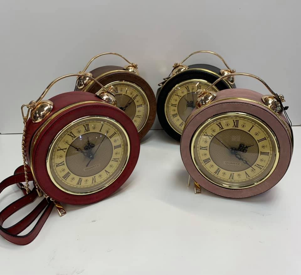 Retro Clock Crossbody Purse