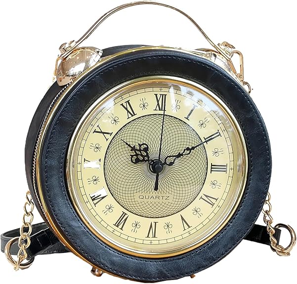 Retro Clock Crossbody Purse