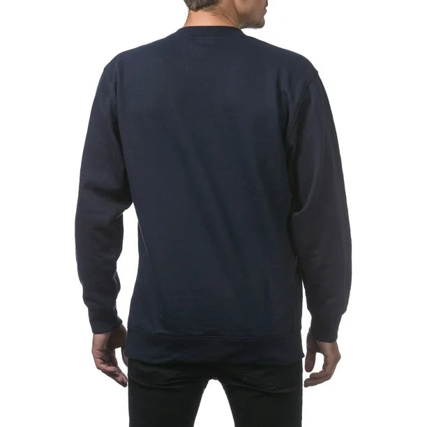 Crew Neck Pullover Sweater Navy