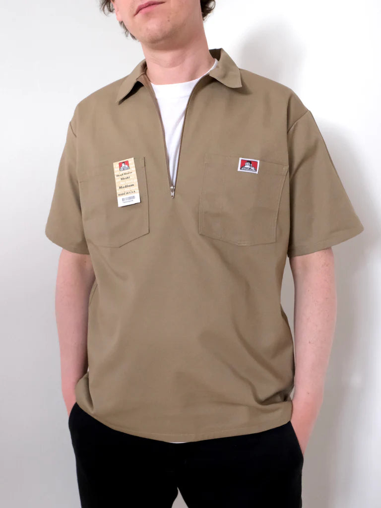 Half Zip Shirt Ben Davis - Solid Colors