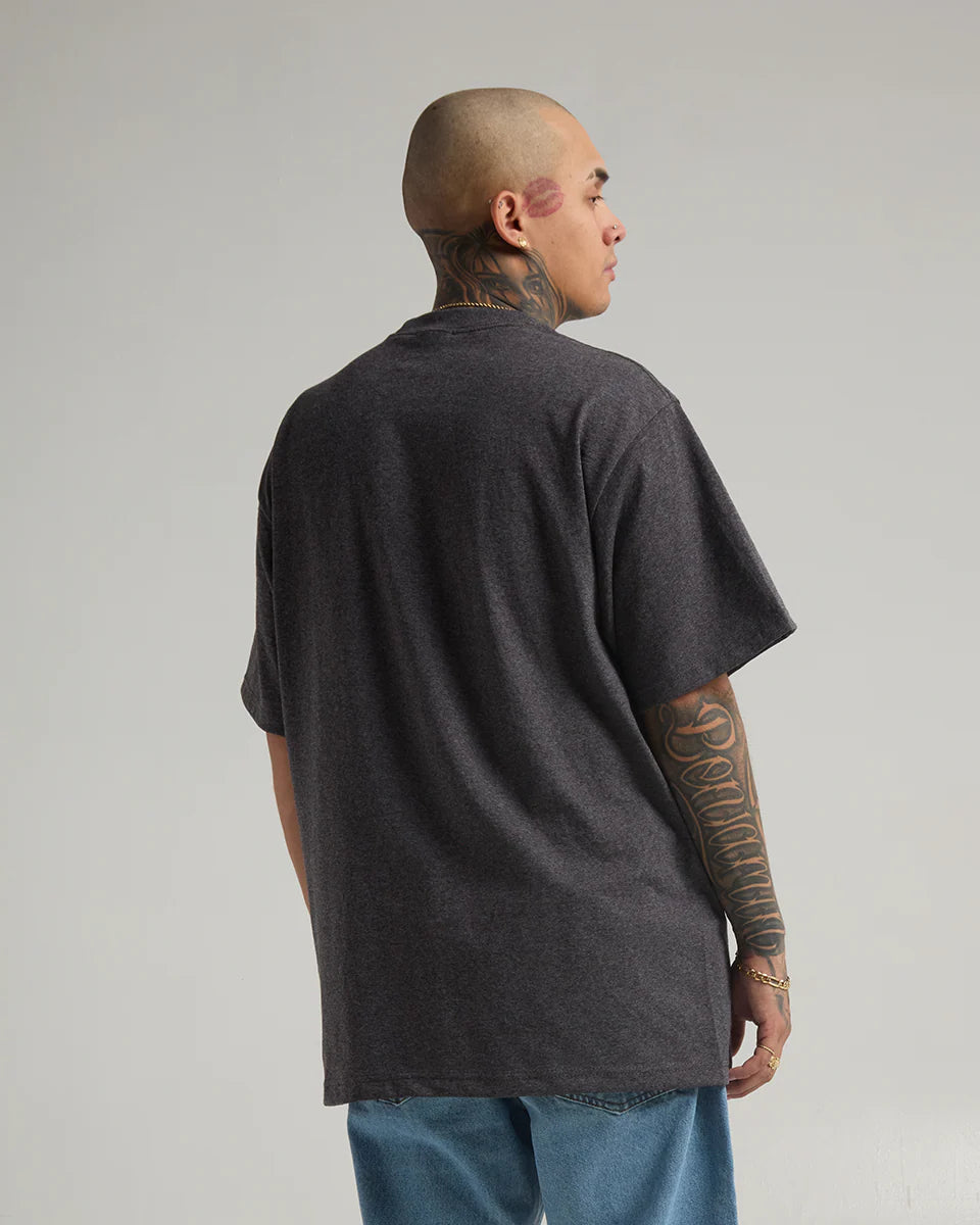 Shaka Wear Charcoal Grey Heavyweight T-Shirt