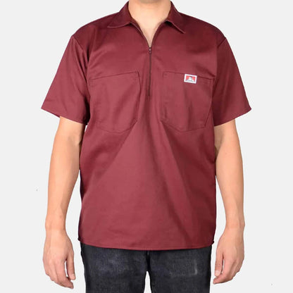 Half Zip Shirt Ben Davis - Solid Colors