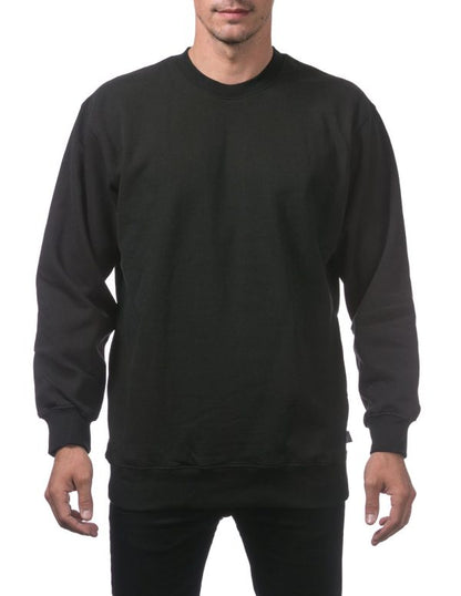Crew Neck Pullover Sweater Black