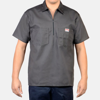 Half Zip Shirt Ben Davis - Solid Colors