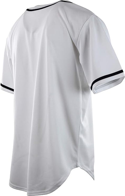 Plain White Baseball Jersey