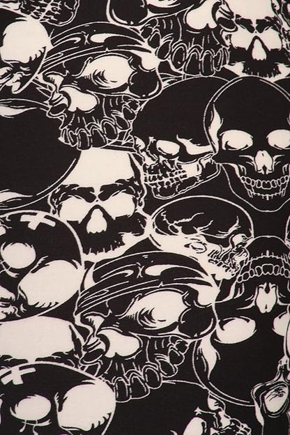 Black Skulls Legging