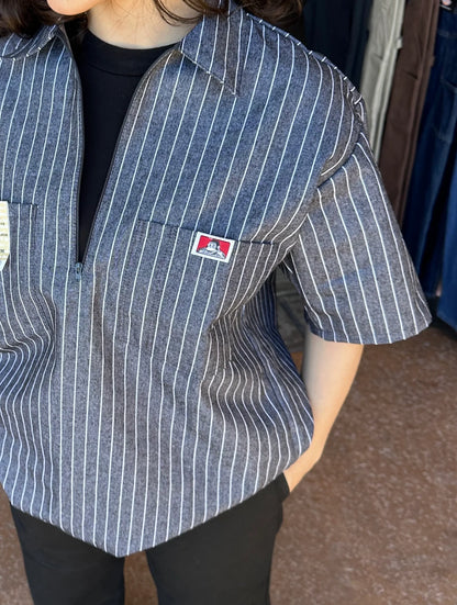 Half Zip Shirt Ben Davis -  Striped