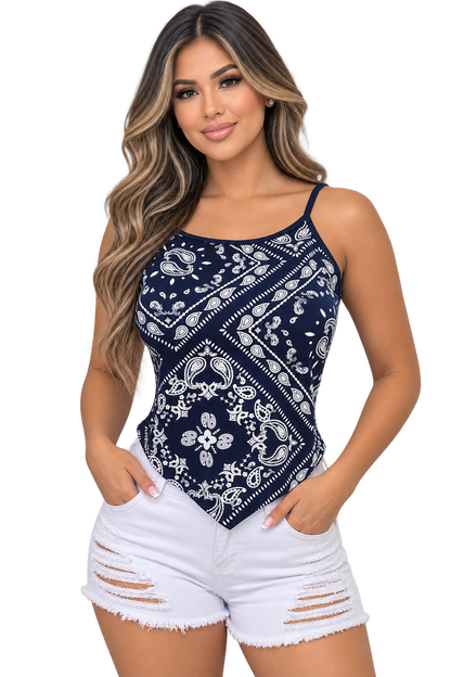 Ladies Bandana Tank Top