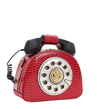 Retro Rotary Telephone Handbag