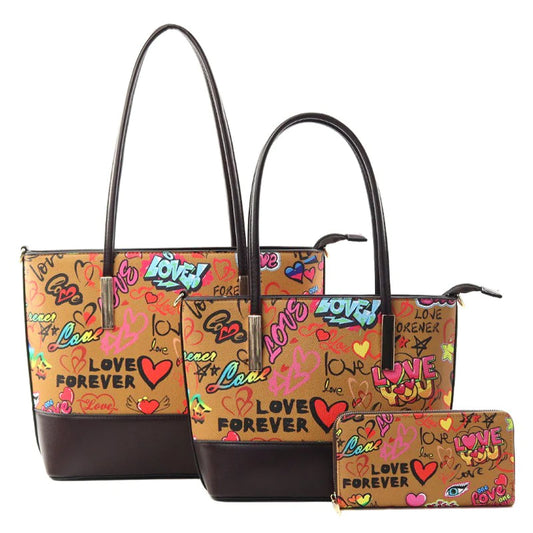 Graffiti Love Forever Handbag